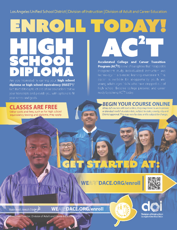 DACE High School Diploma and ACCT